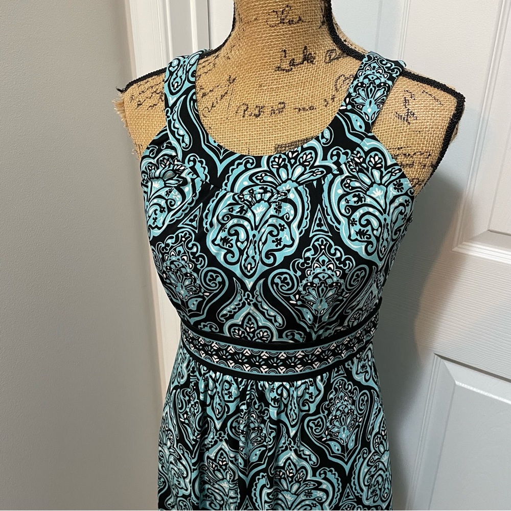 Apt 9 Blue Patterned Dress